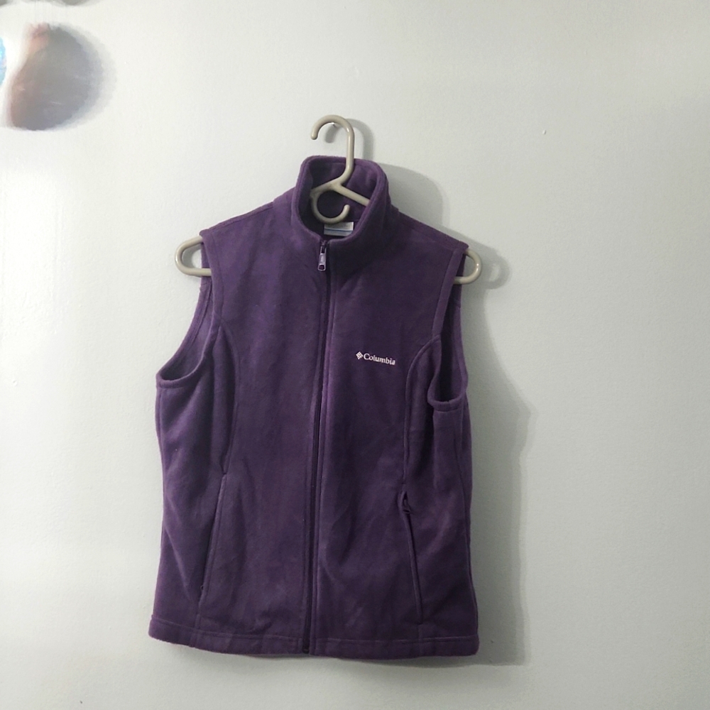 Columbia Purple Fleece Vest